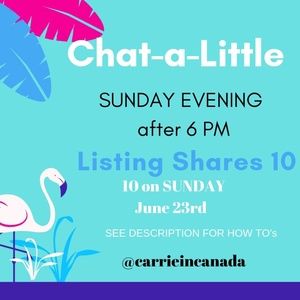 Sunday Share Party Sign Up Before 6 PM